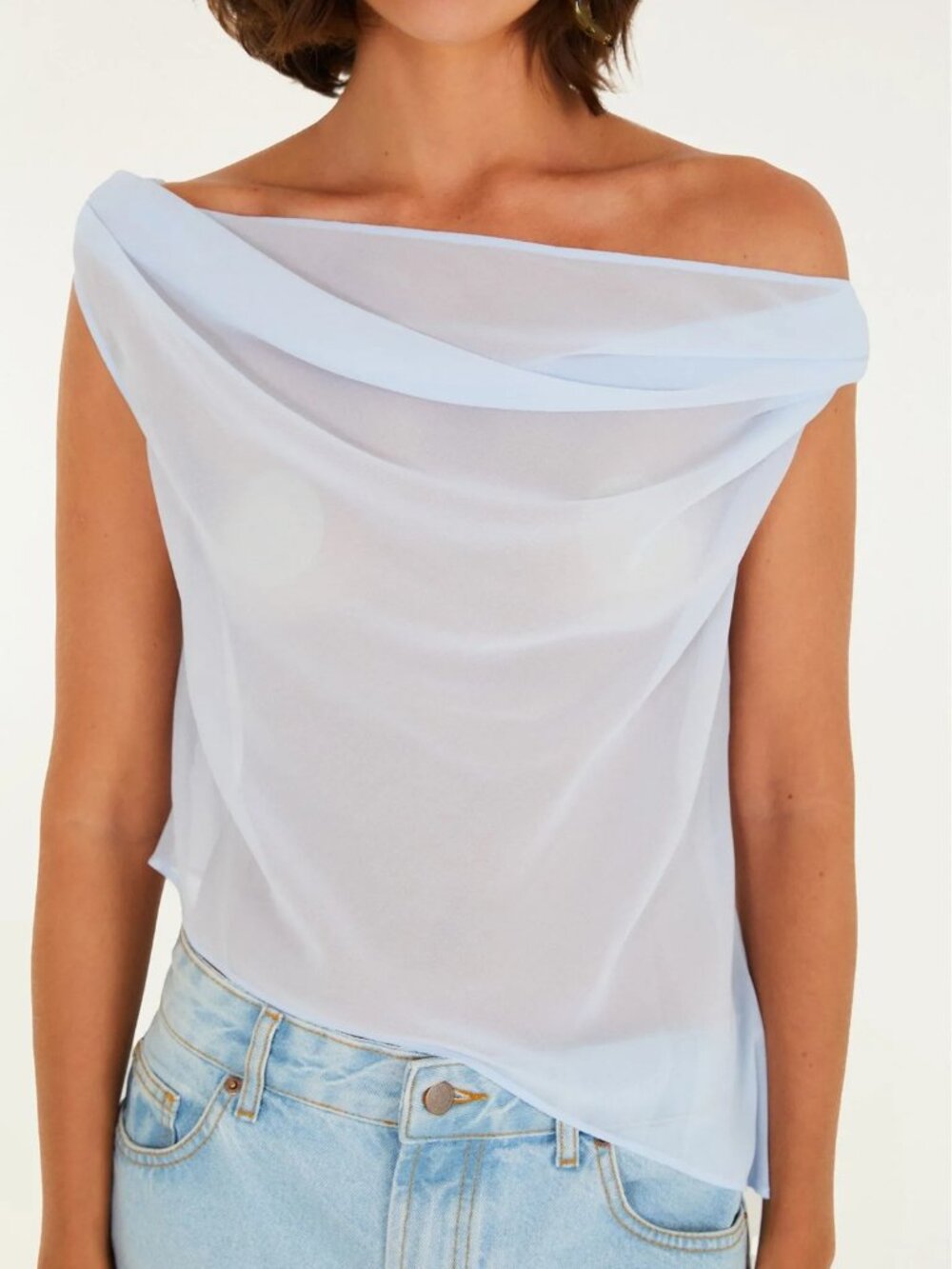 Farm Rio blue shirt